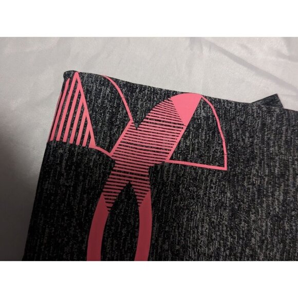 UNDER ARMOUR GIRLS GRAY & PINK ATHLETIC TEE SHIRT SIZE Large - Picture 7 of 8